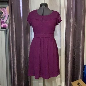 Purple Lace Dress